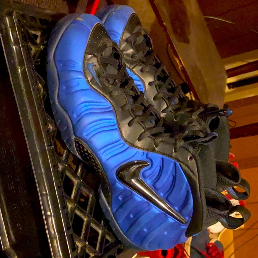 Royal Blue Nike foamposite pro